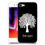עץ כיסוי מגן קשיח בעיצוב אישי עם השם שלך ל Apple iPhone 8 יחידה אחת סקרין מובייל