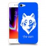 זאב כיסוי מגן קשיח בעיצוב אישי עם השם שלך ל Apple iPhone 8 יחידה אחת סקרין מובייל