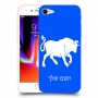 שור כיסוי מגן קשיח בעיצוב אישי עם השם שלך ל Apple iPhone 8 יחידה אחת סקרין מובייל