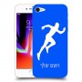 רץ כיסוי מגן קשיח בעיצוב אישי עם השם שלך ל Apple iPhone 8 יחידה אחת סקרין מובייל