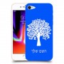 עץ כיסוי מגן קשיח בעיצוב אישי עם השם שלך ל Apple iPhone 8 יחידה אחת סקרין מובייל