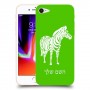 זברה כיסוי מגן קשיח בעיצוב אישי עם השם שלך ל Apple iPhone 8 יחידה אחת סקרין מובייל