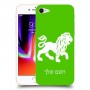 אריה כיסוי מגן קשיח בעיצוב אישי עם השם שלך ל Apple iPhone 8 יחידה אחת סקרין מובייל