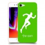 רץ כיסוי מגן קשיח בעיצוב אישי עם השם שלך ל Apple iPhone 8 יחידה אחת סקרין מובייל