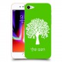 עץ כיסוי מגן קשיח בעיצוב אישי עם השם שלך ל Apple iPhone 8 יחידה אחת סקרין מובייל