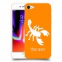 עקרב כיסוי מגן קשיח בעיצוב אישי עם השם שלך ל Apple iPhone 8 יחידה אחת סקרין מובייל