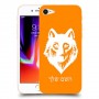 זאב כיסוי מגן קשיח בעיצוב אישי עם השם שלך ל Apple iPhone 8 יחידה אחת סקרין מובייל