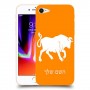 שור כיסוי מגן קשיח בעיצוב אישי עם השם שלך ל Apple iPhone 8 יחידה אחת סקרין מובייל