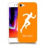 רץ כיסוי מגן קשיח בעיצוב אישי עם השם שלך ל Apple iPhone 8 יחידה אחת סקרין מובייל