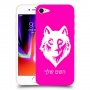זאב כיסוי מגן קשיח בעיצוב אישי עם השם שלך ל Apple iPhone 8 יחידה אחת סקרין מובייל