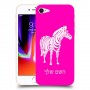 זברה כיסוי מגן קשיח בעיצוב אישי עם השם שלך ל Apple iPhone 8 יחידה אחת סקרין מובייל