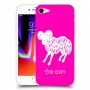 טלה כיסוי מגן קשיח בעיצוב אישי עם השם שלך ל Apple iPhone 8 יחידה אחת סקרין מובייל