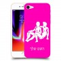 תאומים כיסוי מגן קשיח בעיצוב אישי עם השם שלך ל Apple iPhone 8 יחידה אחת סקרין מובייל