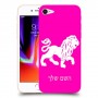 אריה כיסוי מגן קשיח בעיצוב אישי עם השם שלך ל Apple iPhone 8 יחידה אחת סקרין מובייל