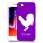 תרנגול כיסוי מגן קשיח בעיצוב אישי עם השם שלך ל Apple iPhone 8 יחידה אחת סקרין מובייל