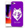זאב כיסוי מגן קשיח בעיצוב אישי עם השם שלך ל Apple iPhone 8 יחידה אחת סקרין מובייל