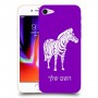 זברה כיסוי מגן קשיח בעיצוב אישי עם השם שלך ל Apple iPhone 8 יחידה אחת סקרין מובייל