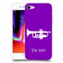 חצוצרה כיסוי מגן קשיח בעיצוב אישי עם השם שלך ל Apple iPhone 8 יחידה אחת סקרין מובייל