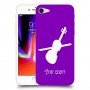 כינור כיסוי מגן קשיח בעיצוב אישי עם השם שלך ל Apple iPhone 8 יחידה אחת סקרין מובייל