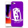 דלי כיסוי מגן קשיח בעיצוב אישי עם השם שלך ל Apple iPhone 8 יחידה אחת סקרין מובייל