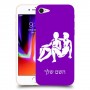 תאומים כיסוי מגן קשיח בעיצוב אישי עם השם שלך ל Apple iPhone 8 יחידה אחת סקרין מובייל