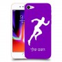 רץ כיסוי מגן קשיח בעיצוב אישי עם השם שלך ל Apple iPhone 8 יחידה אחת סקרין מובייל