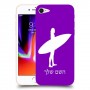 גלישה כיסוי מגן קשיח בעיצוב אישי עם השם שלך ל Apple iPhone 8 יחידה אחת סקרין מובייל