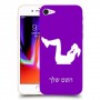 אימון ספורט - אישה כיסוי מגן קשיח בעיצוב אישי עם השם שלך ל Apple iPhone 8 יחידה אחת סקרין מובייל