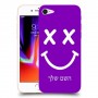 סמיילי כיסוי מגן קשיח בעיצוב אישי עם השם שלך ל Apple iPhone 8 יחידה אחת סקרין מובייל