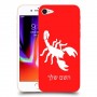 עקרב כיסוי מגן קשיח בעיצוב אישי עם השם שלך ל Apple iPhone 8 יחידה אחת סקרין מובייל