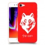 זאב כיסוי מגן קשיח בעיצוב אישי עם השם שלך ל Apple iPhone 8 יחידה אחת סקרין מובייל