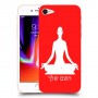 יוגה כיסוי מגן קשיח בעיצוב אישי עם השם שלך ל Apple iPhone 8 יחידה אחת סקרין מובייל
