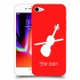 כינור כיסוי מגן קשיח בעיצוב אישי עם השם שלך ל Apple iPhone 8 יחידה אחת סקרין מובייל