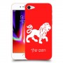 אריה כיסוי מגן קשיח בעיצוב אישי עם השם שלך ל Apple iPhone 8 יחידה אחת סקרין מובייל