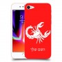 עקרב כיסוי מגן קשיח בעיצוב אישי עם השם שלך ל Apple iPhone 8 יחידה אחת סקרין מובייל