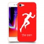 רץ כיסוי מגן קשיח בעיצוב אישי עם השם שלך ל Apple iPhone 8 יחידה אחת סקרין מובייל