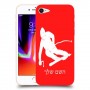סקִי כיסוי מגן קשיח בעיצוב אישי עם השם שלך ל Apple iPhone 8 יחידה אחת סקרין מובייל