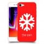 שלג כיסוי מגן קשיח בעיצוב אישי עם השם שלך ל Apple iPhone 8 יחידה אחת סקרין מובייל