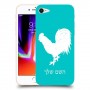 תרנגול כיסוי מגן קשיח בעיצוב אישי עם השם שלך ל Apple iPhone 8 יחידה אחת סקרין מובייל