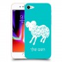 טלה כיסוי מגן קשיח בעיצוב אישי עם השם שלך ל Apple iPhone 8 יחידה אחת סקרין מובייל