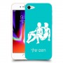 תאומים כיסוי מגן קשיח בעיצוב אישי עם השם שלך ל Apple iPhone 8 יחידה אחת סקרין מובייל