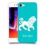 אריה כיסוי מגן קשיח בעיצוב אישי עם השם שלך ל Apple iPhone 8 יחידה אחת סקרין מובייל