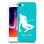 סקִי כיסוי מגן קשיח בעיצוב אישי עם השם שלך ל Apple iPhone 8 יחידה אחת סקרין מובייל