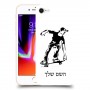 ילד סקייטבורד כיסוי מגן קשיח בעיצוב אישי עם השם שלך ל Apple iPhone 8 יחידה אחת סקרין מובייל
