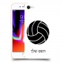 כדורעף - כדור כיסוי מגן קשיח בעיצוב אישי עם השם שלך ל Apple iPhone 8 יחידה אחת סקרין מובייל