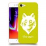 זאב כיסוי מגן קשיח בעיצוב אישי עם השם שלך ל Apple iPhone 8 יחידה אחת סקרין מובייל