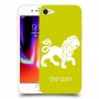 אריה כיסוי מגן קשיח בעיצוב אישי עם השם שלך ל Apple iPhone 8 יחידה אחת סקרין מובייל