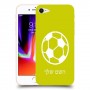 כדורגל - כדור כיסוי מגן קשיח בעיצוב אישי עם השם שלך ל Apple iPhone 8 יחידה אחת סקרין מובייל
