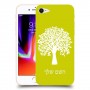 עץ כיסוי מגן קשיח בעיצוב אישי עם השם שלך ל Apple iPhone 8 יחידה אחת סקרין מובייל