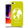 עולם כיסוי מגן קשיח בעיצוב אישי עם השם שלך ל Apple iPhone 8 יחידה אחת סקרין מובייל